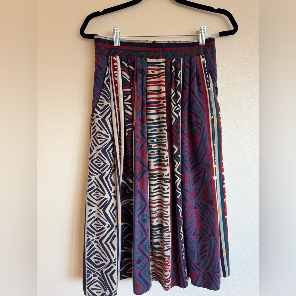 Claude Vintage Patterned Women's Skirt